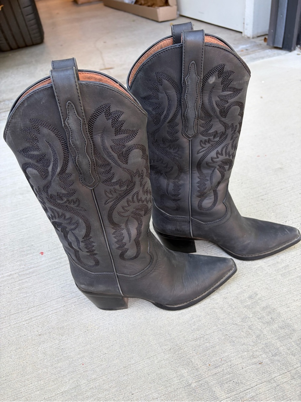Jeffrey Campbell Dagget Western Boots - Picture 2 of 3